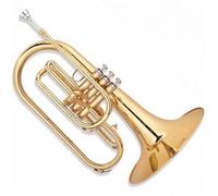 French Horn Gold Lacquered Wind Instrument Brass Body French Horn