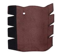 French Horn Hand Guard, Leather Anti Slip Protector Handle Wrap, Easy Install Hand Pad Cover, Premium sturdy Material, Instrument Scratch Protection Accessory (Brown)