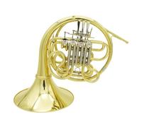 French Horn Horn Instrument In B Flat Major Four Key Single Double Row Band Ensemble Performance Professional Grade(1)