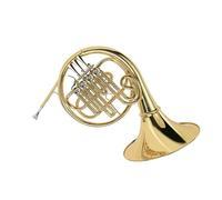 french horn instrument 4 Keys Single Bb Key Gold French Horn Clear Lacquered Brass Wind Instrument