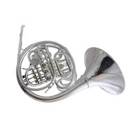 french horn instrument F/Bb Double French Horn Musical Instruments Divided Silver Plated With Case Mouthpiece Easy To Install