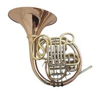 French Horn Instrument F Bb Double French Horn Rose Brass Bell Musical Instruments 4 Valves Divided Bell With Case