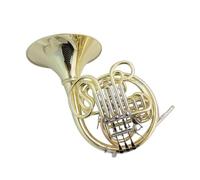 French Horn Instrument F Bb Tuning Double French Horn Musical Instruments 4 Valves Divided Bell With Case