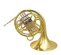 French Horn Instrument Four Key Double Row French Horn Bb Key To F Key Dual Function Gold Plated