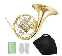 French Horn Instrument French Horn B Flat Key Detachable Four Button Single Row Separate Instrument
