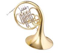 French Horn Instrument French Horn Instrument F Tune Four Key Single Double Row Beginner Professional Performance Level(B single row)