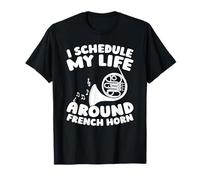 French Horn Instrument Marching Band - Brass Hornist T-Shirt