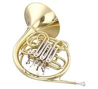 French Horn Instrument Professional Music Lover Double French Horn In Yellow Brass Musical Instrument