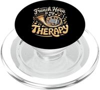 French Horn Is My Therapy PopSockets PopGrip for MagSafe