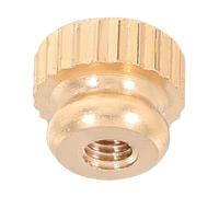 French Horn Knurled Cap Screw with Triple Flat Key Metal Golden