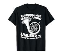 French Horn Marching Band Instrument - Brass Hornist T-Shirt