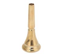 French Horn Mouthpiece Brass Standard Professional Replacement Accessory, Compatible with French Horn for Beginners and Pros, Smooth Airflow Design with Durable Brass