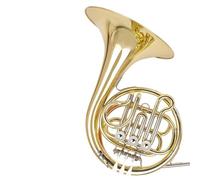 French Horn One Piece Single Row French Horn Instrument In B Flat Key With Phosphor Bronze Mouthpiece Beginner Graded Examination