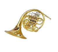 French Horn Set Double French Horn In B Flat With F Key White Copper Tubes For Beginners Exams And Professional Orchestra Performance