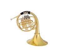 French Horn Suitable For Professional Performance French Horn Instrument B Flat F Tune Four Key Single Double Row Beginner Teaching Playing 4(Single row)
