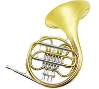 French Horn Three Button Single Row F Key French Horn Professional Brass Instrument Conjoined