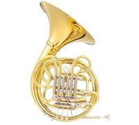 French Horn Three Four Keys Single And Double Row Bb F Tune Professional Beginner Brass Instrument(D)