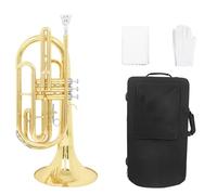 French Horn Three Key Marching French Horn In B Flat Major Brass Body Lacquered Orchestral Instrument
