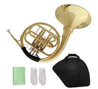 French Horn Western Musical Instrument B Flat Horn Detachable Three Button Single Row French