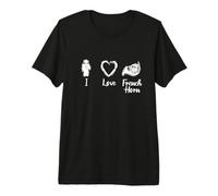 French Hornist Quote French Horn Music Lessons Premium T-Shirt