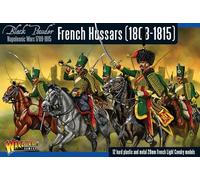 French Hussars Cavalry (1808-1815) - 28mm Scale Plastic Miniatures for Black Powder by Warlord Games - Highly Detailed Napoleonic Era for Table-top Wargaming