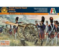 French Imperial Guard Artillery Figure Plastic Kit 1:72 Model ITALERI