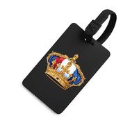 French King Luggage Tag for Suitcases Identify Labels Privacy Travel Baggage for Women Men