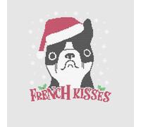 French Kisses Men's Christmas T-Shirt - Grey - XL - Grey