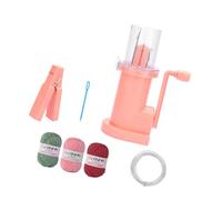 French Knitting Tool Hand Operated Cord Knitter Household Weaving Knitting Machine With Yarn Needle For Bracelets Making Knot Maker