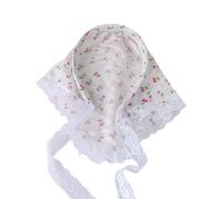 French Lace Head Scarf For Women Bandanas Hairband Decorative Headband Girl Headpiece Elegant Covering