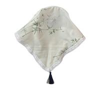French Lace Headscarf For Female Elegant Lady Headpiece Decorative Headband Music Festival Women Hair Ornaments