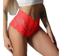 French Lace Knickers Shorts Knickers For Women high waisted lingerie set Womens High Leg Knickers Underwear Size 16 French Knickers Plus Size Cotton Underwear Ladies High Waist Red