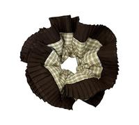French Lace Scrunchy For Female Aesthetic Hair Scrunchies Double Layer Hair Accessories Hair Bands For Casual And Formal