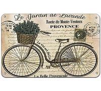 French Lavender Bicycle Floor Mats Shoes Scraper Bath Mats Backed Dust Front Doormats For Patios Laundry Room Garden 40 X 60Cm