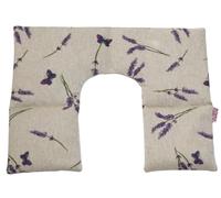 French Lavender Neck & Shoulder Soothing Wrap - Microwavable Heat Pack - English Wheat & Lavender, Hot & Cold Therapy - 100% Cotton - Made in England - The Wheat Bag Company