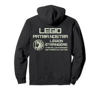 French Legion Etrangere Foreign French Parachute Veteran Pullover Hoodie