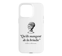 French Let Them Eat Cake (Brioche) Marie Antionette Case for iPhone 15 Pro Max