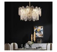 French Light Luxury Chandelier, Full Copper, Home Decoration, Boys Bedroom Dining Room Chandelier(BD40CM 6head)