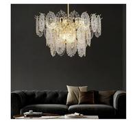 French Light Luxury Chandelier, Full Copper, Home Decoration, Boys Bedroom Dining Room Chandelier(BD60CM 9head)