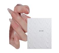 French Line Nails Art Stickers Self-Adhesive Gradients Nails Decals French Tip Nails Stickers Decoration Nails Supplies