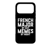 French Major By Day Memes By Night Francophone Student Case for iPhone 17 Pro Max