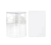 French Manicure Stamp Set Nails Art Stamper with Silicone Pads and Template for Easy Nails Art Creating French Manicure Stamp Tool