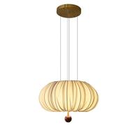 French Medieval Bedroom Hanging Lamp Vintage Fabric Bedroom Pendant Light Southern Style Dining Room Bar Chandelier