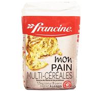 French Mixture of flour multi-grain for bread baking - Mélange de farines boulangères pour pain multi-céréales Francine - 1,5Kg
