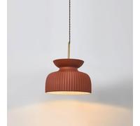 French Modern White Bowl Pendant Light - Large Ceiling Fixture for Living Rooms, Corridors, Dining Room, Vintage Farmhouse Chaner