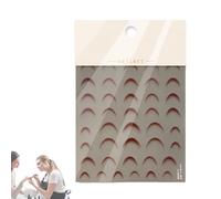 French Nail Stickers - Gradient Nail Design Accessories | Self-Adhesive Fingernail Decoration, For Women Brides Professional Everyday Celebration Wedding Holiday Date Night Nail Studio