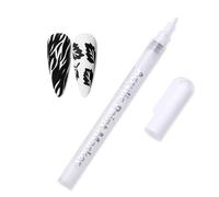 French Nails, Nail Polish Pen, 3D Art for White Gel Nails, Nails Brush Pens, Manicure Nail Polish Pen, Pens Polish White, Grey Women's Nail Pen Tip, Nail Design Nail Pen, UV Gel Nail Brush