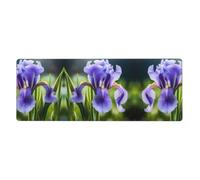 French National Flower Keyboard Mouse Pad (12x31.5 inches), Suitable for Computer, Console, Office, Game, Study Extra Large Keyboard Mouse Desk pad,