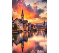 French Normandy Watercolor Art: Travel & Landscape Collection