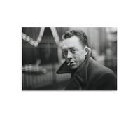 French Novelist Albert Camus Poster2 Poster Cool Artworks Painting Wall Art Canvas Prints Hanging Picture Posters 16x24inch(40x60cm)